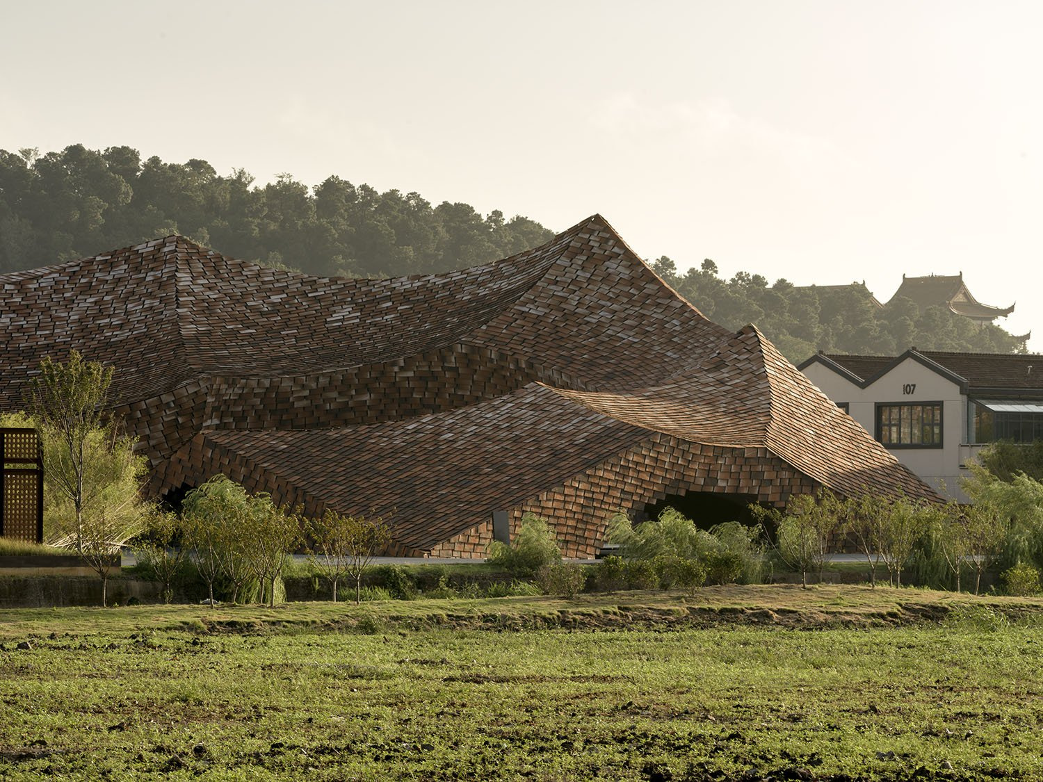 UCCA Clay Museum in Dingshu's CCCA district, designed by Kengo Kuma