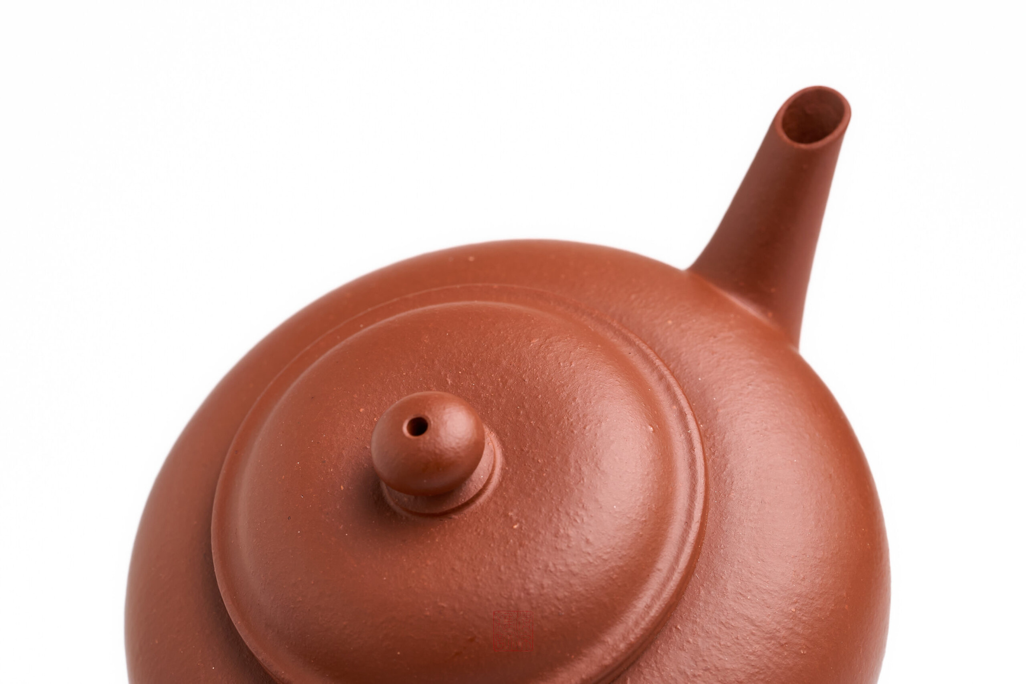 Top view of the shuiping teapot lid